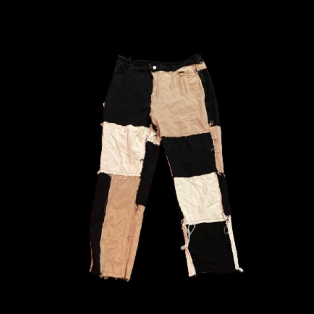 Shein patchwork jeans